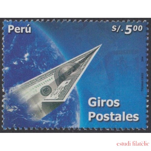 Perú 1504 2005 Transferencias y giros postales MNH