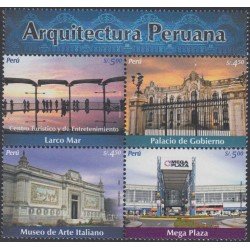 Perú 1505/08 2005 Arquitectura Peruana Turismo MNH Perú 1505/08 2005 Arquitectura Peruana Turismo MNH