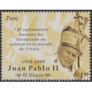 Perú 1509 2005 Papa Juan Pablo II Religión  MNH