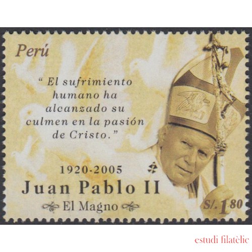 Perú 1509 2005 Papa Juan Pablo II Religión  MNH