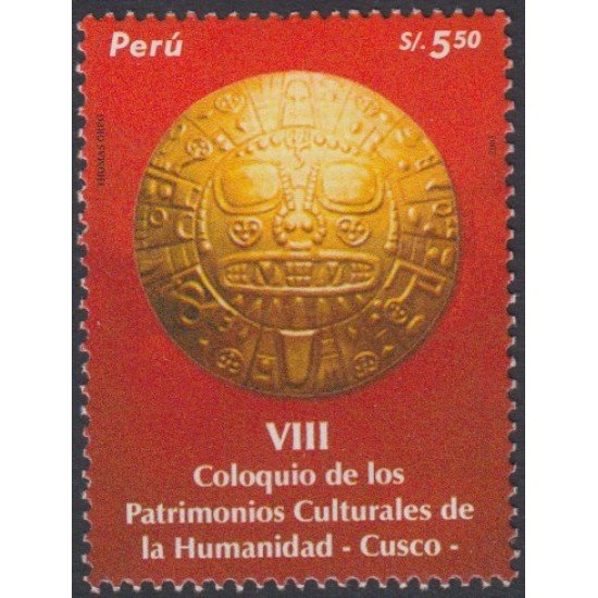 Perú 1511 2006 VIII Coloquio de los Patrimonios culturales de la Humanidad MNH Perú 1511 2006 VIII Coloquio de los Patrimonios culturales de la Humanidad MNH