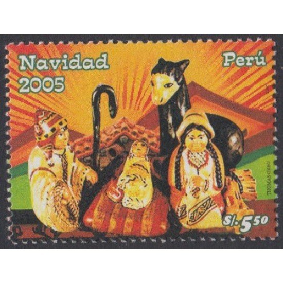 Perú 1512 2006 Navidad Cristhmas MNH Perú 1512 2006 Navidad Cristhmas MNH