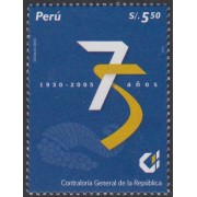 Perú 1528 2006 75 Años de la Contraloría General de la República MNH