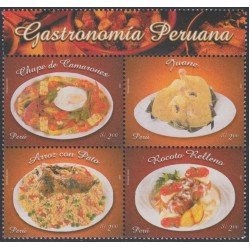 Perú 1530/33 2006 Gastronomía Peruana MNH Perú 1530/33 2006 Gastronomía Peruana MNH