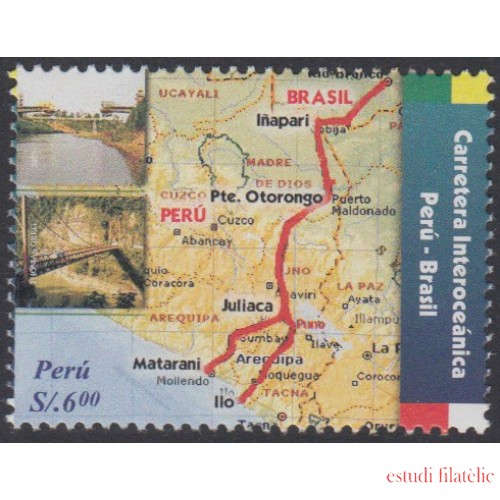 Perú 1545 2006 Carretera interoceánica Perú - Brasil MNH