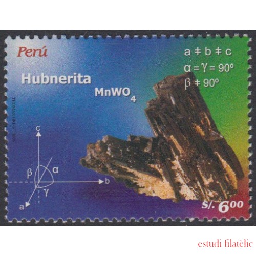 Perú 1546 2006 Rocas y minerales MNH