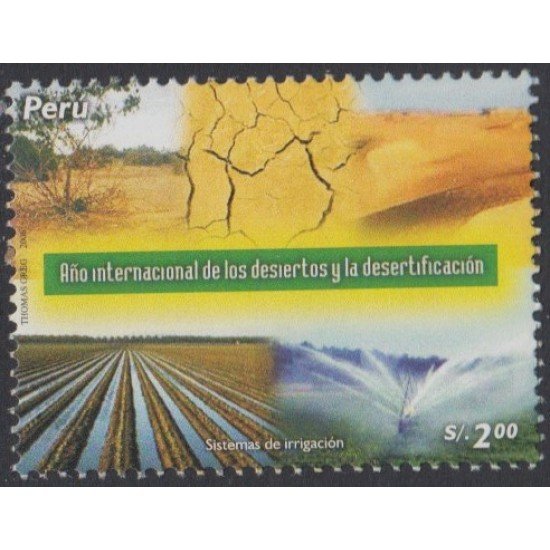 Perú 1596 2006 Año internacional de los desiertos y la desertificación MNH Perú 1596 2006 Año internacional de los desiertos y la desertificación MNH