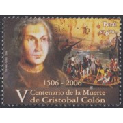 Perú 1600 2006 V Centenario muerte de Cristobal Colón Columbus   MNH