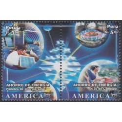 Perú 1605/06 2006 América UPAEP Ahorro de energía MNH Perú 1605/06 2006 América UPAEP Ahorro de energía MNH