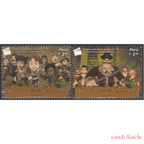 Perú 1610/11 2007 1ra Película en 3D en perú y Latinoamerica MNH