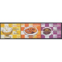 Perú 1620/22 2007 Gastronomía Peruana Postres MNH Perú 1620/22 2007 Gastronomía Peruana Postres MNH