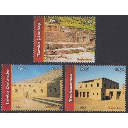 Perú 1627/29 2007 Templos Incas MNH Perú 1627/29 2007 Templos Incas MNH