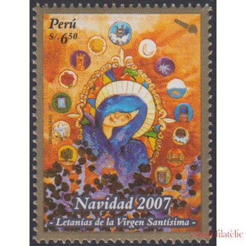 Perú 1707 2007 150 Navidad Letanías de la Virgen Santísima MNH
