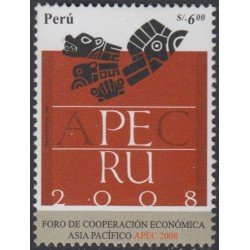 Perú 1716 2008 APEC Foro de cooperación económica Asia Pacífico MNH Perú 1716 2008 APEC Foro de cooperación económica Asia Pacífico MNH