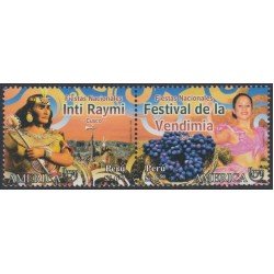 Perú 1731/32 2008 Fiestas NacionalesInty Raymi Festival de la Vendimia MNH Perú 1731/32 2008 Fiestas NacionalesInty Raymi Festival de la Vendimia MNH