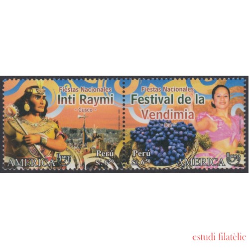 Perú 1731/32 2008 Fiestas NacionalesInty Raymi Festival de la Vendimia MNH