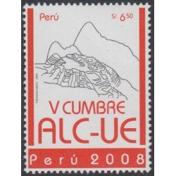 Perú 1737 2008 Cumbres de jefes de Estado de América Latina Eurolat MNH Perú 1737 2008 Cumbres de jefes de Estado de América Latina Eurolat MNH