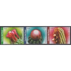 Perú 1749/51 2008 Cactus del Perú flora MNH Perú 1749/51 2008 Cactus del Perú flora MNH