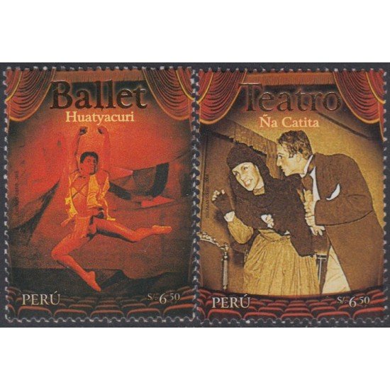 Perú 1758/59 2008 Artes Ballet y teatro MNH