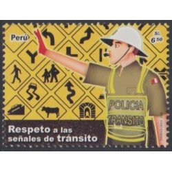 Perú 1765 2008 Respeto a las señales del tránsito MNH Perú 1765 2008 Respeto a las señales del tránsito MNH