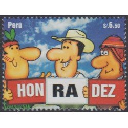 Perú 1783 2009 Honradez MNH Perú 1783 2009 Honradez MNH