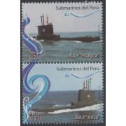 Perú 1815/16 2009 Submarinos submarine del Perú MNH