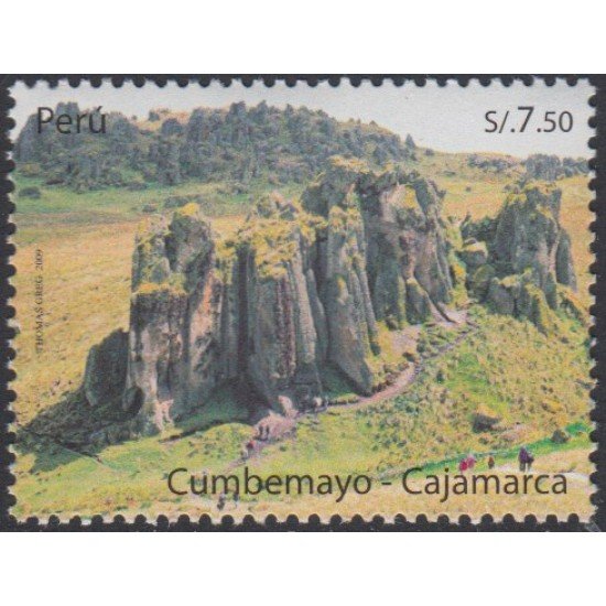 Perú 1824 2009 Arqueología Cumbemayo - Cajamarca MNH Perú 1824 2009 Arqueología Cumbemayo - Cajamarca MNH