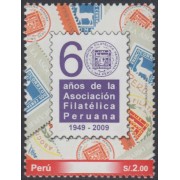 Perú 1827 2009 60 años de la asociación filatélica peruana MNH