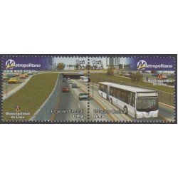 Perú 1846/47 2010 Estación central de Lima MNH Perú 1846/47 2010 Estación central de Lima MNH