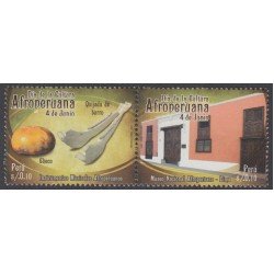 Perú 1850/51 2010 Día de la cultura Afroperuana MNH Perú 1850/51 2010 Día de la cultura Afroperuana MNH