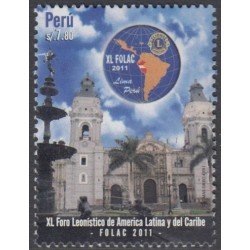Perú 1885 2011 XL Foro Leonístico Lions Club MNH Perú 1885 2011 XL Foro Leonístico Lions Club MNH