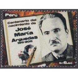 Perú 1886 2011 Centenario del nacimiento de José María Arguedas MNH Perú 1886 2011 Centenario del nacimiento de José María Arguedas MNH