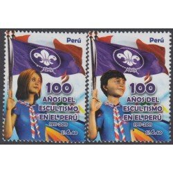 Perú 1890/91 2011 100 Años del escultismo Scouts MNH Perú 1890/91 2011 100 Años del escultismo Scouts MNH