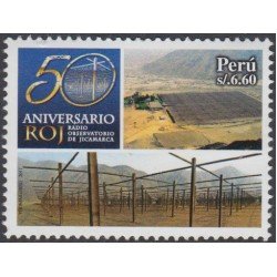 Perú 1892 2011 50 Aniversario Radio Observatorio de Jimarca MNH Perú 1892 2011 50 Aniversario Radio Observatorio de Jimarca MNH