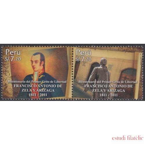 Perú 1899/00 2011 Bicentenario del 1er grito de Libertad Francisco  de Zela MNH