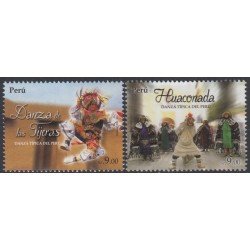Perú 1912/13 2011 Danza típica Tijeras Huaconada MNH Perú 1912/13 2011 Danza típica Tijeras Huaconada MNH