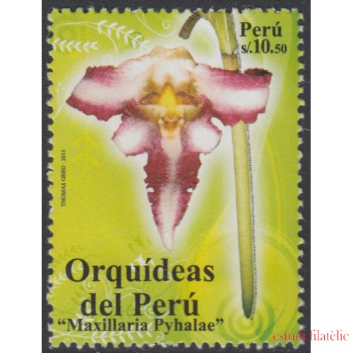 Perú 1916 2011 Orquídeas del Perú MNH