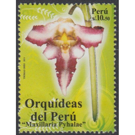 Perú 1916 2011 Orquídeas del Perú MNH Perú 1916 2011 Orquídeas del Perú MNH