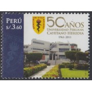 Perú 1978 2011 50 años Universidad Peruana Cayetano Heredia MNH