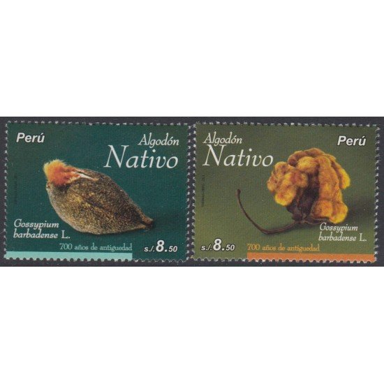 Perú 1984/85 2011 Algodón Nativo MNH Perú 1984/85 2011 Algodón Nativo MNH