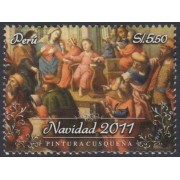 Perú 1989 2011 Navidad Pintura Cusqueña MNH