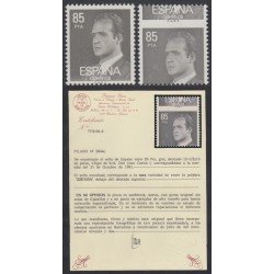 España Spain Variedad 2604c error dentado certificado de autenticidad Graus España Spain Variedad 2604c error dentado certificado de autenticidad Graus