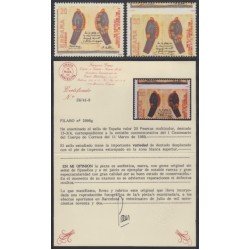España Spain Variedad 2998g 1989 I Cent. Cuerpo de Correos Uniformes MHN España Spain Variedad 2998g 1989 I Cent. Cuerpo de Correos Uniformes MHN