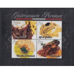 Perú 1971/74 2011 Gastronomía Peruana MNH Perú 1971/74 2011 Gastronomía Peruana MNH