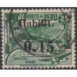 Perú A- 65 1942 Timbre Turismo Usado Perú A- 65 1942 Timbre Turismo Usado