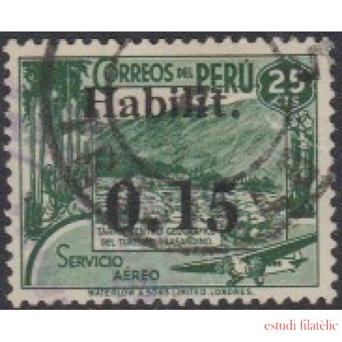 Perú A- 65 1942 Timbre Turismo Usado