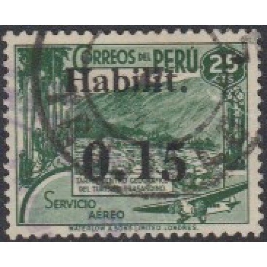 Perú A- 65 1942 Timbre Turismo Usado