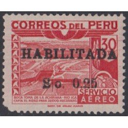 Perú A- 97 1951 Río Ica MNH Perú A- 97 1951 Río Ica MNH