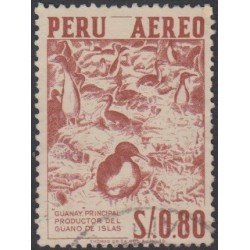 Perú A- 120A 1957/60 Tipos de 1953 Guanay productor de Guano Usado Perú A- 120A 1957/60 Tipos de 1953 Guanay productor de Guano Usado