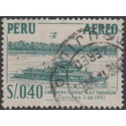 Perú A- 120 Perú A-120 1957/60 Tipos de 1953 Cañonera Usado